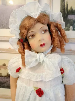 Muñeca Antigua T.A.F los Años 20 (80 cm)
