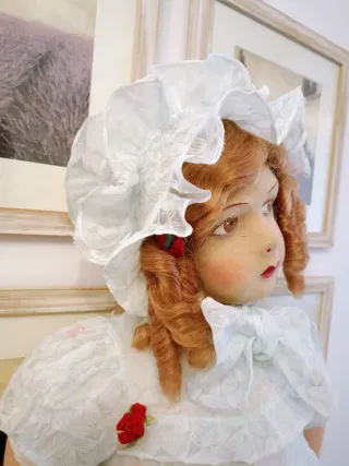 Muñeca Antigua T.A.F los Años 20 (80 cm)