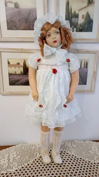 Muñeca Antigua T.A.F los Años 20 (80 cm)