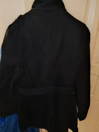 Gabardina Easy Wear Mujer Algodón Negra