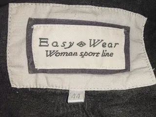 Gabardina Easy Wear Mujer Algodón Negra