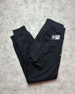 Starter Jogger Pants Black Vintage 90s Streetwear