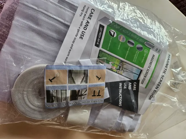 Mosquitera magnética para puerta