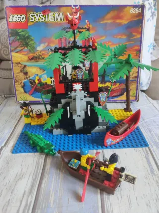 Lego 6264 Forbidden Cove 1994 scatola e istruzioni