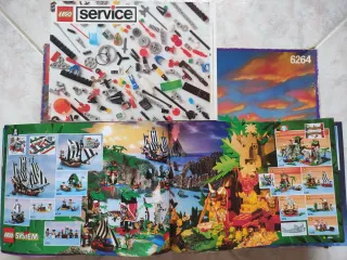 Lego 6264 Forbidden Cove 1994 scatola e istruzioni