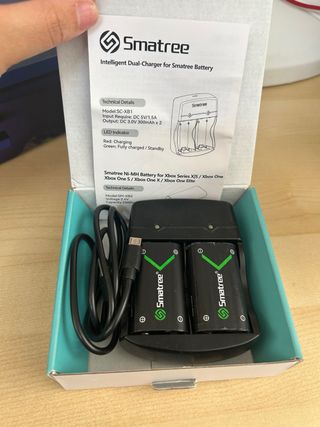 Cargador Doble Smatree para Baterías Xbox