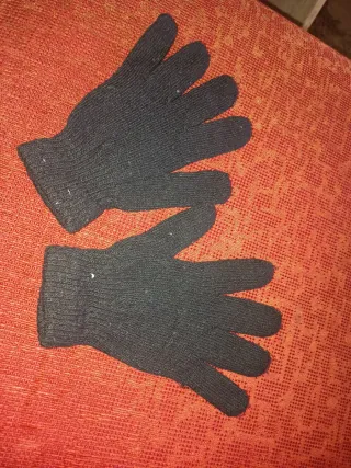 Guantes negros talla S