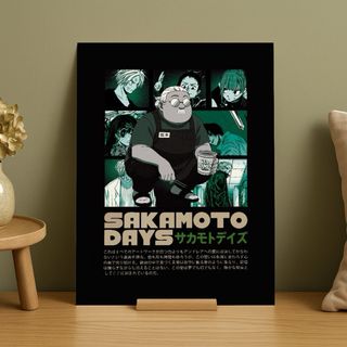 Lámina Sakamoto Days – Póster anime japonés A3