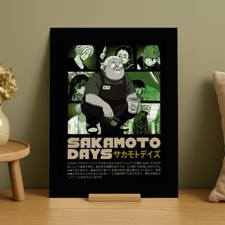 Lámina Sakamoto Days – Póster anime japonés A3