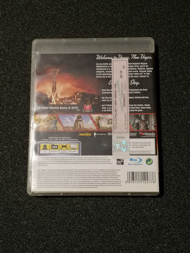 Fallout: New Vegas PS3 (Playstation 3)