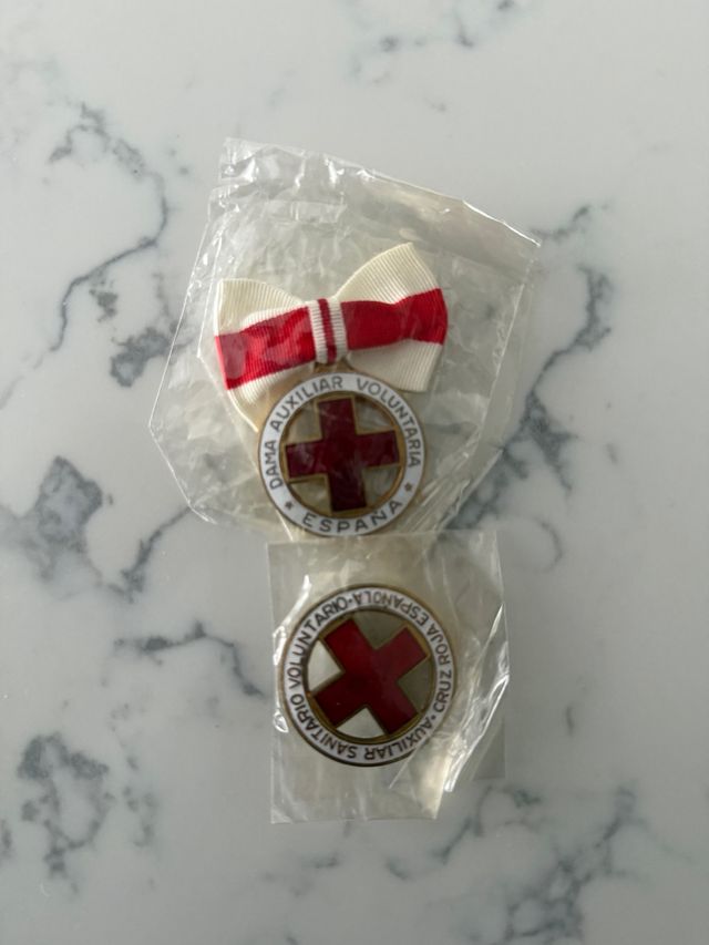 Medallas Cruz Roja Dama Voluntaria