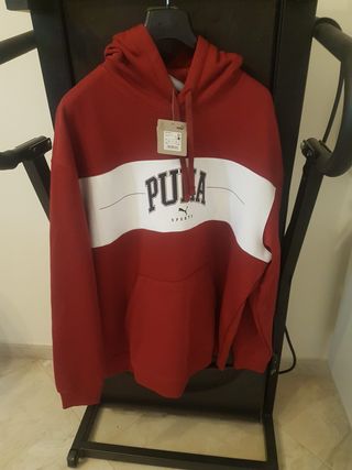 Puma * Felpa uomo invernale con cappuccio * Tg XL