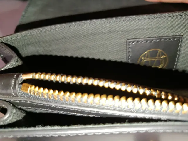 Bolso Piel Massimo Dutti Negro Nuevo