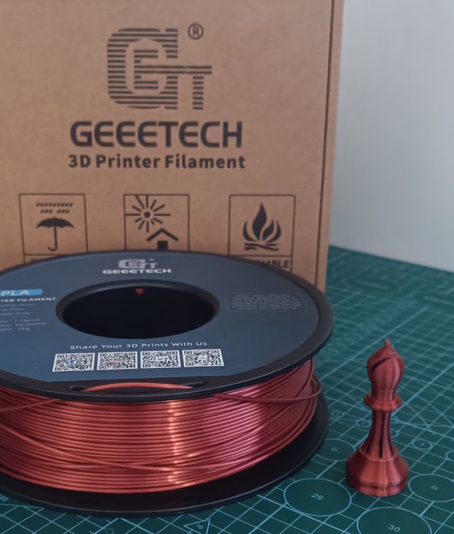 Filamento PLA SILK (Seda) Cobre/Rame