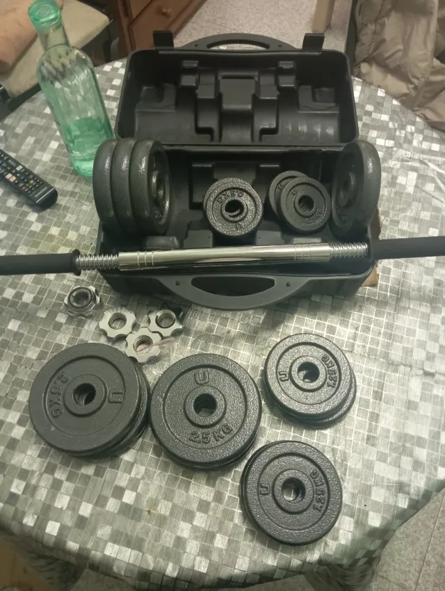 Juego Mancuernas 30kg Ajustables Maletín