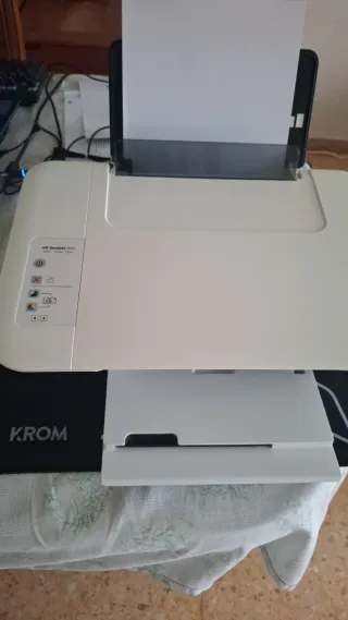 Impresora HP Blanca Imprime Perfecto