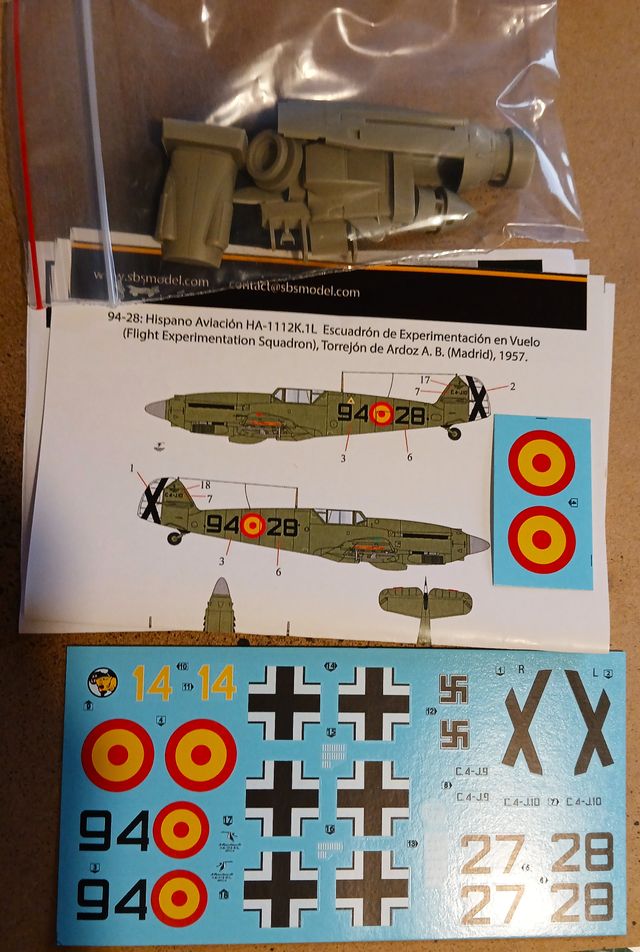 Hispano HA-1109/1112 K.1L Tripala 1/48