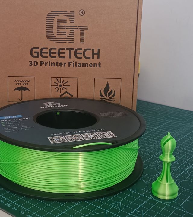 Filamento PLA SILK (Seda) Verde