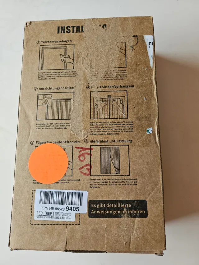 Cortina mosquitera para puerta