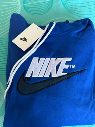 Sudadera Nike Azul y Blanca