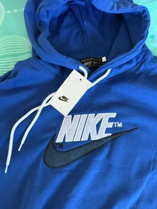 Sudadera Nike Azul y Blanca