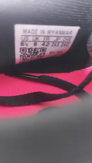 Zapatillas Fútbol Sala Adidas Blancas y Rojas