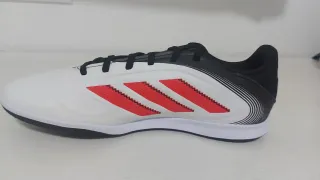 Zapatillas Fútbol Sala Adidas Blancas y Rojas