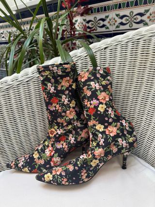 Botines Zara Estampados Flores