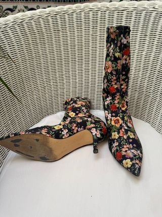 Botines Zara Estampados Flores