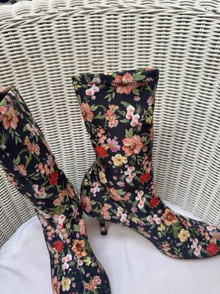 Botines Zara Estampados Flores