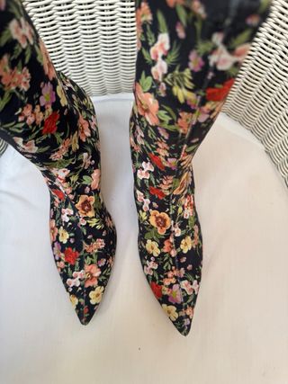 Botines Zara Estampados Flores