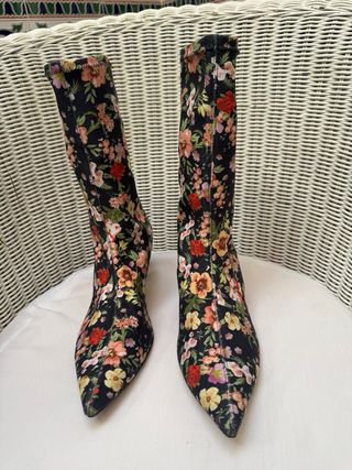 Botines Zara Estampados Flores