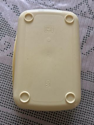 Cestino porta frutta giallo in plastica