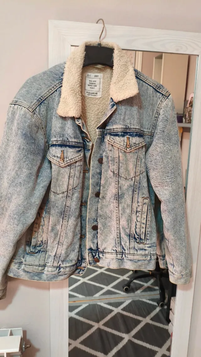 Chaqueta vaquera forrada borreguito Talla M