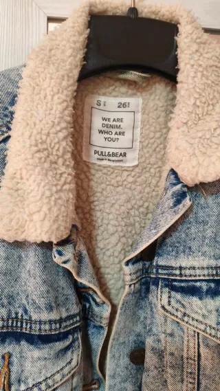 Chaqueta vaquera forrada borreguito Talla M