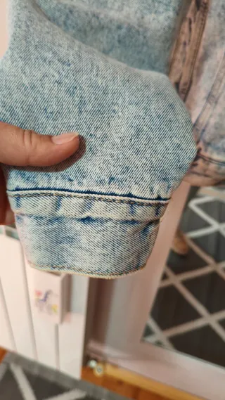 Chaqueta vaquera forrada borreguito Talla M