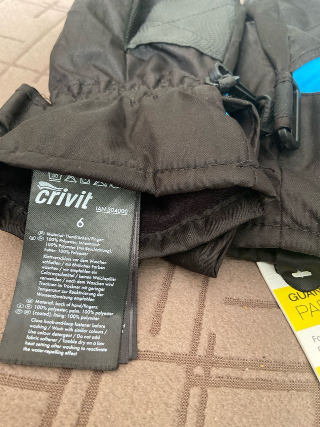 Guantes esquí niño Crivit Talla 6