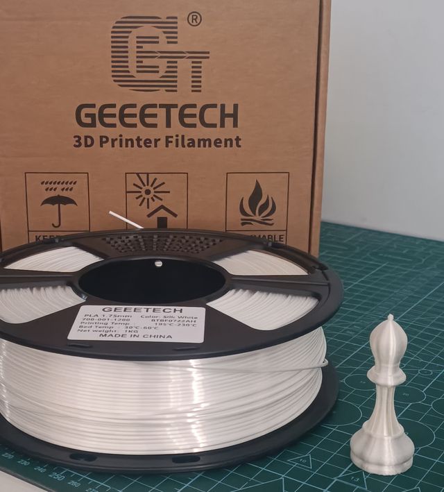 Filamento PLA SILK (Seda) Bianco