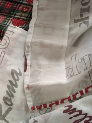 2 Teli Tenda Portafinestra con Scritta Città