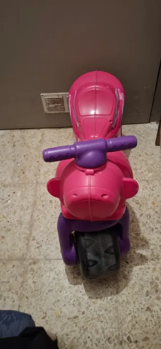 Correpasillos Moto Rosa