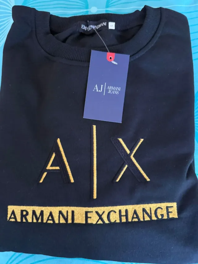 Sudadera Armani Exchange AX Negra