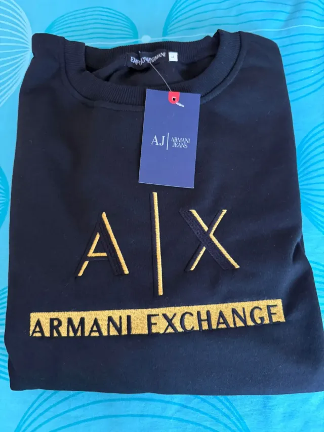 Sudadera Armani Exchange AX Negra