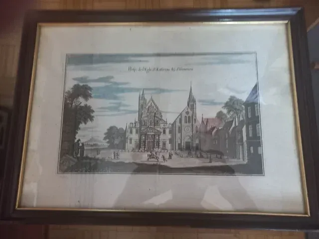 Cuadro Fachada St Etienne y St Genevieve