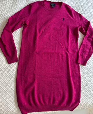 Vestido Punto Polo Ralph Lauren Talla 13-14 Niños