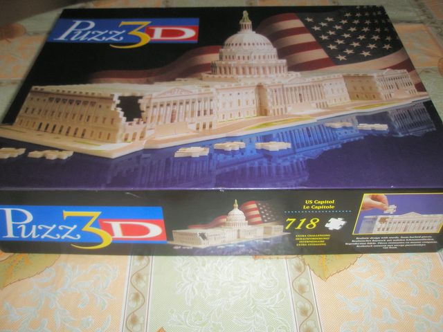 Puzzle 3D Capitolio Washington MB Hasbro