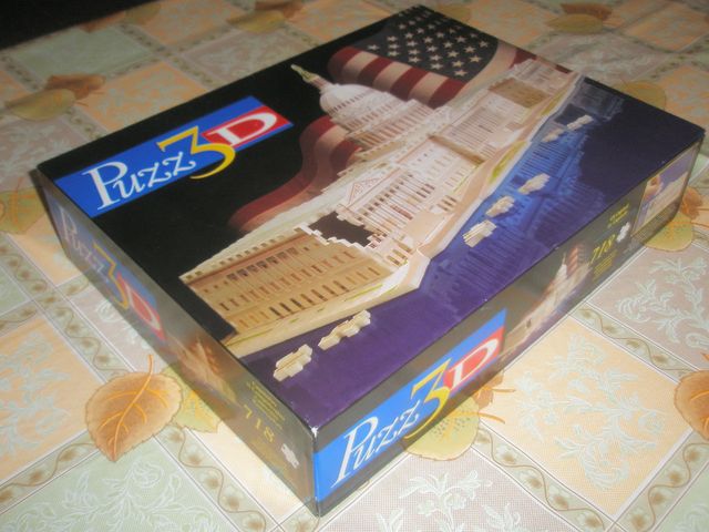 Puzzle 3D Capitolio Washington MB Hasbro