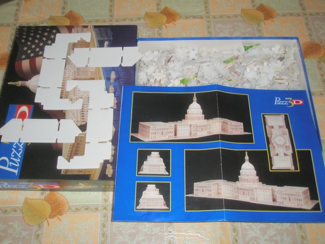 Puzzle 3D Capitolio Washington MB Hasbro