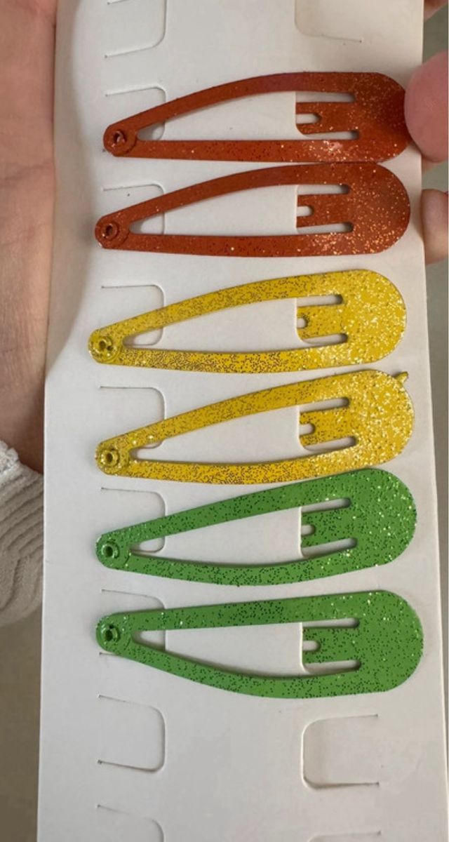 Set 6 Mollettine Glitter Bambina