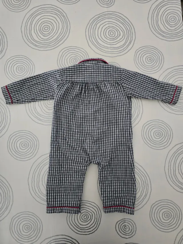 Pijama bebé cuadros