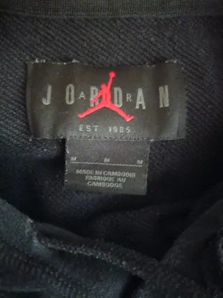 Sudadera Nike  Jordan Negra con Logo